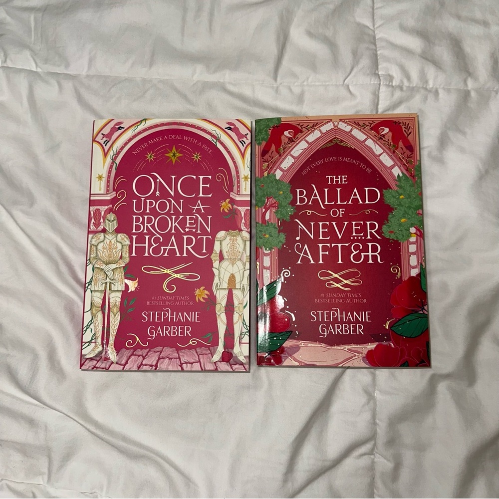Once upon a broken heart and the ballad of never after UK special edition books